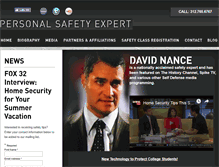 Tablet Screenshot of personalsafetyexpert.com